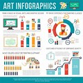Infographic Background Contemporary Art
