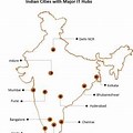 Information Technology Industry in Indian Map