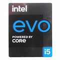 Intel EVO I5 Badge PNG
