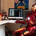 Iron Man Working Desk