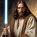 Jedi Jesus Drawing