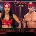 John Cena and Nikki Bella Backstage