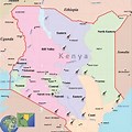 Kenya Map for Kids