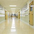 Kids in School Corridor