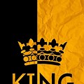 King Word GIF Glitch Wallpaper
