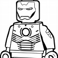 LEGO Iron Man Coloring Pages