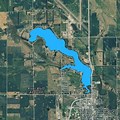 Lake Mitchell SD Map