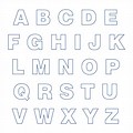 Large Cut Out Letters