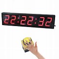 Large Stop Clock Timer Wall