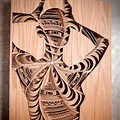 Laser-Cut Wood Art