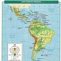 Latin America Geography Map