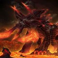 Lava Dragon Angry Fight