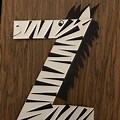 Letter Z Zebra Craft Template