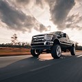 Lifted Truck Wallpaper 3840 by 1080