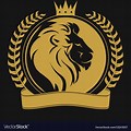 Lion Head with Crown Logo