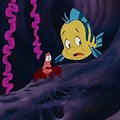 Little Mermaid Flounder Scared