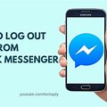Log Out Facebook Messenger Android