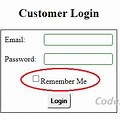 Login-Form Remember Password