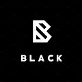 Logo Letter Design Black and White Background