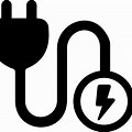 Long Power Cord Icon