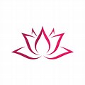 Lotus Flower Vector Icon