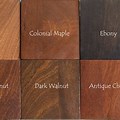 Mahogany Wood Stain Colors