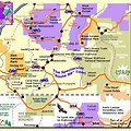 Map of Arizona and Utah Tourist Attractions