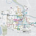 Map of Bus Routes in MIT University