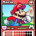 Mario Trading Cards Papercraft