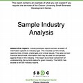 Market Analysis Cover Page Template