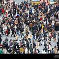 Mass Rush of People
