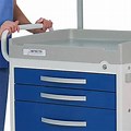 Medical Trolley Cart with Sharps Container
