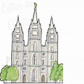Mesa Mormon Temple Clip Art
