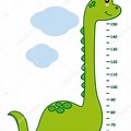 Meter Wall with Dinosaur Illustration