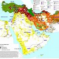 Middle East Language Map