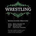 Middle School Wrestling Banner