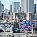 NYC City Skyline Graffiti