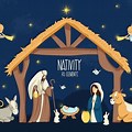 Nativity Illustration for Kids