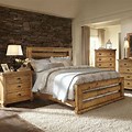 Natural Wood Rustic Bedroom Furniture