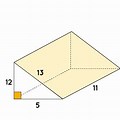 Net of a Right Angled Triangular Prism
