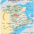 New Brunswick Province Map