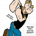 New Orleans Saints Cartoon Pope