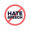 No Hate Speech Sign