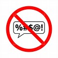 No Swearing Sign Transparent
