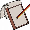 Notebook and Pen Clip Art