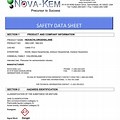 Nova Biomedical Safety Data Sheet