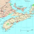 Nova Scotia On Canada Map