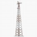 Oblique Drawing of a Cell Phone Tower