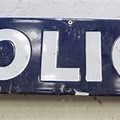 Old Police Sign