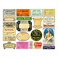 Old Time Pharmacy Labels
